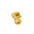 Pendentif lettre F en acier inoxydable doré brillant pour collier ou bracelet - Lettre F (Style F)