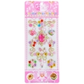 Colorful heart-shaped crystal deco stickers for DIY crafts and phone cases - Oval Fairy Wand