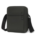 Men's casual Oxford cloth crossbody bag in olive green with adjustable shoulder strap - Upgraded Green
