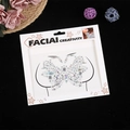 Charming butterfly-shaped rhinestone body jewels in iridescent crystal for party look - White Butterfly 1