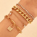 Gold - Padlock Style