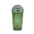 Green fitness shaker bottle with HI! print on high quality plastic body - New Green