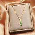 26*xl1400 - Antique Style Zircon Bamboo Joint