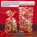 Cute fruit gift bags with cartoon cat and lucky bag designs for New Year snacks - New Year Element Style B - Small