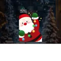 Christmas Santa Claus static window cling sticker with festive UV double-sided printing - Small / Sduv-602a