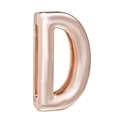 DIY jewelry accessory rose gold letter D charm for 10mm bracelet and bracelet making - D (Rose Gold)