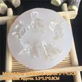 5-cavity marine life silicone mold for resin seahorse starfish and shell shapes - No.8 Mirror Surface