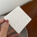 Silver 925 star moon crown geometric stud earrings set for women on white card - Silver Pin Silver Color (12-Piece Set)