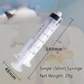 50ml pet feeding syringe for kittens and puppies with silicone nipple for milk nursing - Single 50/60mL Syringe