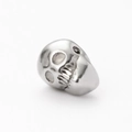 Polished stainless steel skull-shaped spacer bead for DIY handmade jewelry crafts - 8# Skull / Steel