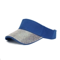 Navy blue open top sun visor with rhinestone brim for women's stylish sun protection - Sapphire Blue