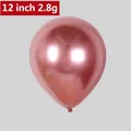 Metallic rose gold 12 inch latex balloon for festive party decorations, 2.8g thickened style - Metallic Rose Gold - Large