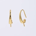 Ganci per orecchini in argento S925 lucido dorato per la creazione di gioielli fai-da-te - Oro