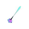 Rainbow stainless steel spoon with flower-shaped head for coffee and dessert - Rainbow / Balloon Flower