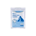Waterloze reinigingshandschoenen voor huisdieren katten honden kruiden antibacterieel 6st - 1 zakje van 6 stuks
