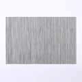 Gray textured PVC placemat with premium thick weave for heat resistance and waterproof protection - Smoke Gray