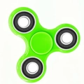 Green tri-spinner fidget toy with ABEC-7 608ZZ high-precision metal bearings - Classic Green 4-Bearing Model