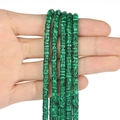 Perle abaco in malachite verde per la creazione di braccialetti fai da te e gioielli - 150 Pezzi / Malachite