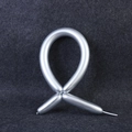 Metallic silver 260 long magic twisting balloons for versatile professional balloon modeling - 100pcs / Silver