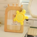 Cute yellow plush sea turtle keychain charm with a soft texture for bags and keys - Yellow Style (Style 27) / 10cm