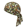 Outdoor cycling pirate hat with jungle camouflage print and adjustable tie-back design - Woodland Camouflage Style(1#)