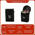 Juego de 36 rotuladores de doble punta con bolsa de transporte negra con cremallera - 36 Colores (Bolsa de Tela)