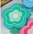 Cute pink camellia silicone crossbody bag for girls with layered petal design - Small Camellia Bag-Green
