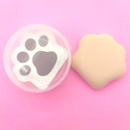 Cat paw Rubycell marshmallow poederdons voor foundation en vloeibare make-up - Koffie Kattenpoot PP Doos