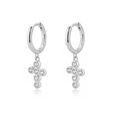 Silver Zirconia Cross