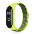 Neon yellow nylon loop strap with integrated case for Xiaomi Mi Band sport series - Flash Yellow