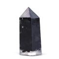 Handmade obsidian crystal resin obelisk for yoga meditation and energy healing - Obsidian