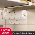 Creamy white kitchen under cabinet paper towel holder with U-shaped hook design - Cream White Under Cabinet - Single Pack