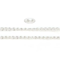5m DIY silver metal extension chain for jewelry making necklaces and bracelets - 4x3mm (5 Meters/Roll) / Silver