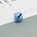 Sky blue 22mm painted metal bell for DIY crafts and pet collars with hanging ring - Sky Blue