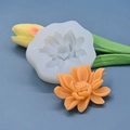 3D lotus rose silicone mold for flower cake decoration, candles, and handmade soaps - Lotus Shape (2)