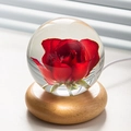8cm Red Rose Sphere USB Plug-in