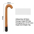 Brown inflatable Christmas cane decoration made of PVC for outdoor festive yard parties - Candy Cane / Coffee