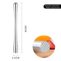 30cm stainless steel cocktail muddler with cross-grid head for crushing fruit and ice - 30cm Pure Steel Hammer [304] --- Hot Selling Item With Price Drop
