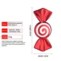 Christmas red and white spiral electroplated candy cane ornament decor 32x13cm - 32CM Red & White Spiral Candy Type A