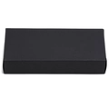 Minimalist matte black rectangular glasses gift box in premium cardstock finish - Outer Paper Box