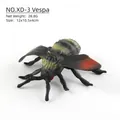 Realistisches Hornissen-Insektenmodell mit gelben Streifen und roten Flügeln, 12cm groß - Hornisse