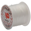 Spool of 0.8mm clear elastic crystal bead cord for jewelry making 8 meters per roll - 0.8mm Approx 8m/Roll