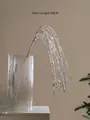 Sparkling silver glitter branch decoration 88CM for Christmas tree and wedding floral decor - Galaxy Branch - Silver Sparkle / 88cm