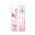 Portable 20ml peach flavored oral spray with matching pink box and bottle - Peach Flavor (Cross-border Probiotic) / 20ml