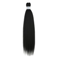 Extension de cheveux Easy Braid noire de 26 pouces pour tresses synthétiques de qualité - Noir (FR 1#)