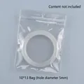 Transparent 10x13cm PVC jewelry bag with 5mm hanging hole for jewelry storage - 10*13cm with Hanging Hole