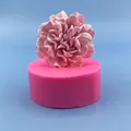 3D Pfingstrose Silikonform für handgemachte Seifen und Kerzenherstellung Deko - 3D Blumenstil / Rosa