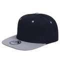 M (56-58cm) Black Top Light Grey Brim
