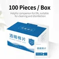FEROLAN disposable alcohol pads with 75% alcohol content, 100 sterile pieces per box - FEROLAN Chinese Packaging / 6x3cm/100PCS Box