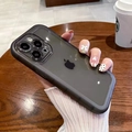 Transparent silicone phone case for iPhone, anti-drop flexible cover, sleek protection variant. - iPhone14 / Transparent Black